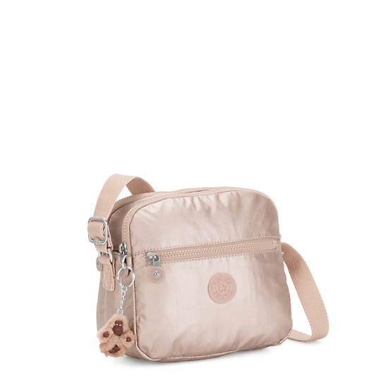 Kipling Keefe Metallic Crossbody Väska Guld | SE 2031XY